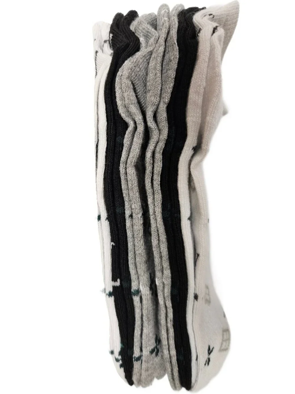 Women's Ankle Socks, Bundle of 12 Pairs, Spade Print